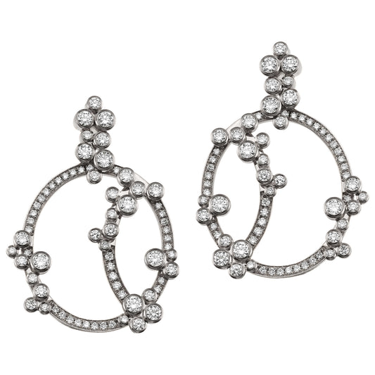 Front view of Audemars Piguet Jewelry Millenary Women's Earrings CL0729-BCS-PO-Z000