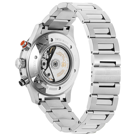 Back view of Ball Fireman Men's Automatic Watch CM3090C-S1J-BK