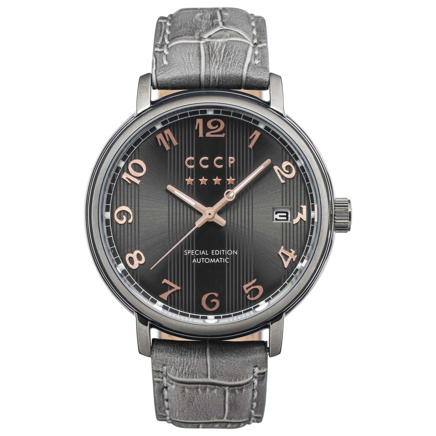 Front view of CCCP Heritage Men's Automatic Watch CP-7021-0C