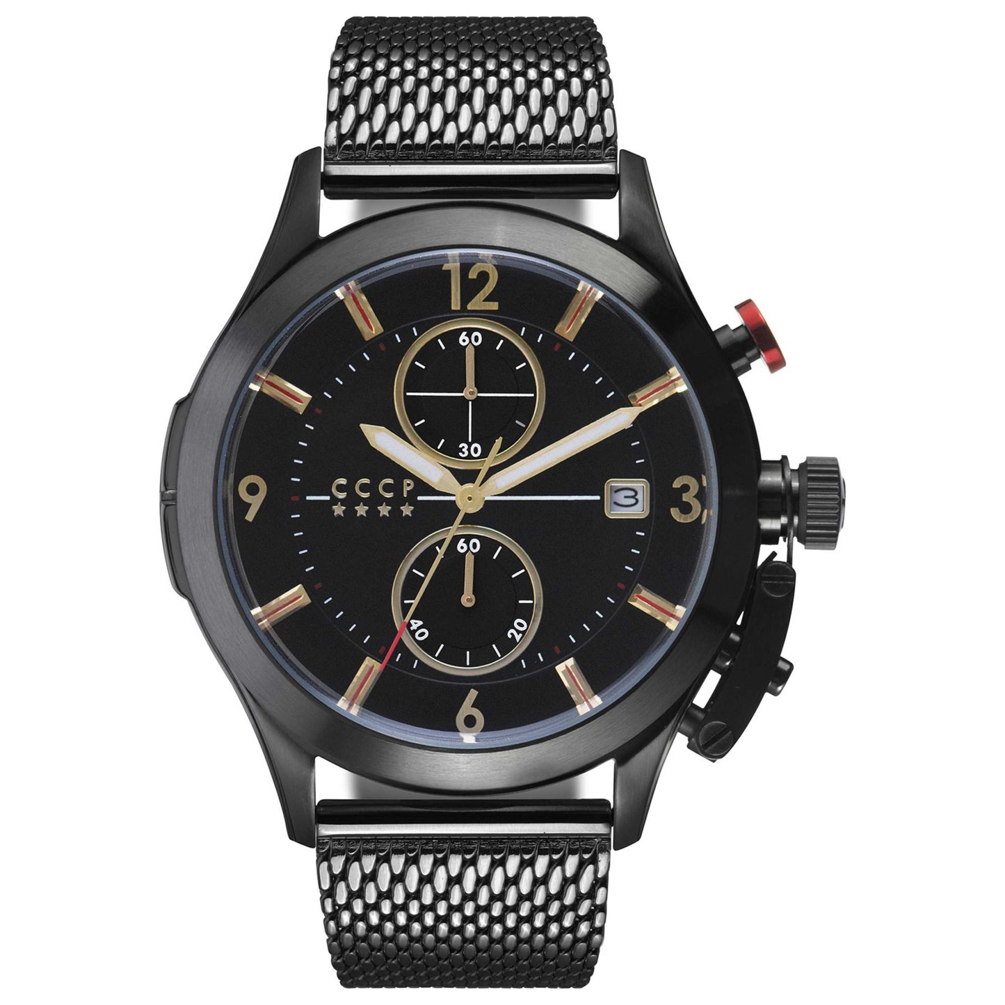 Front view of CCCP Shchuka Men's Quartz Watch CP-7033-55