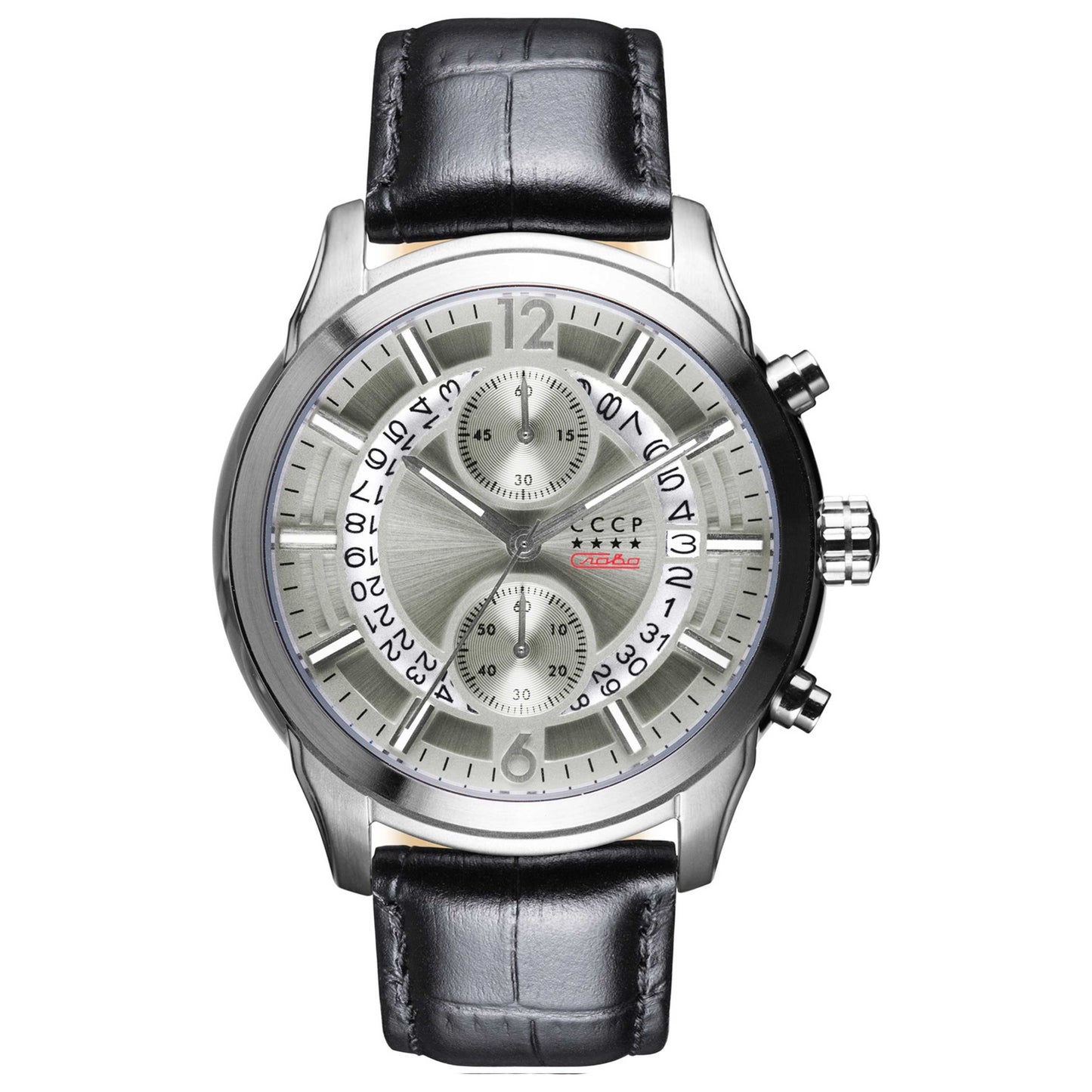 Front view of CCCP Balaklava Men's Quartz Watch CP-7038-06