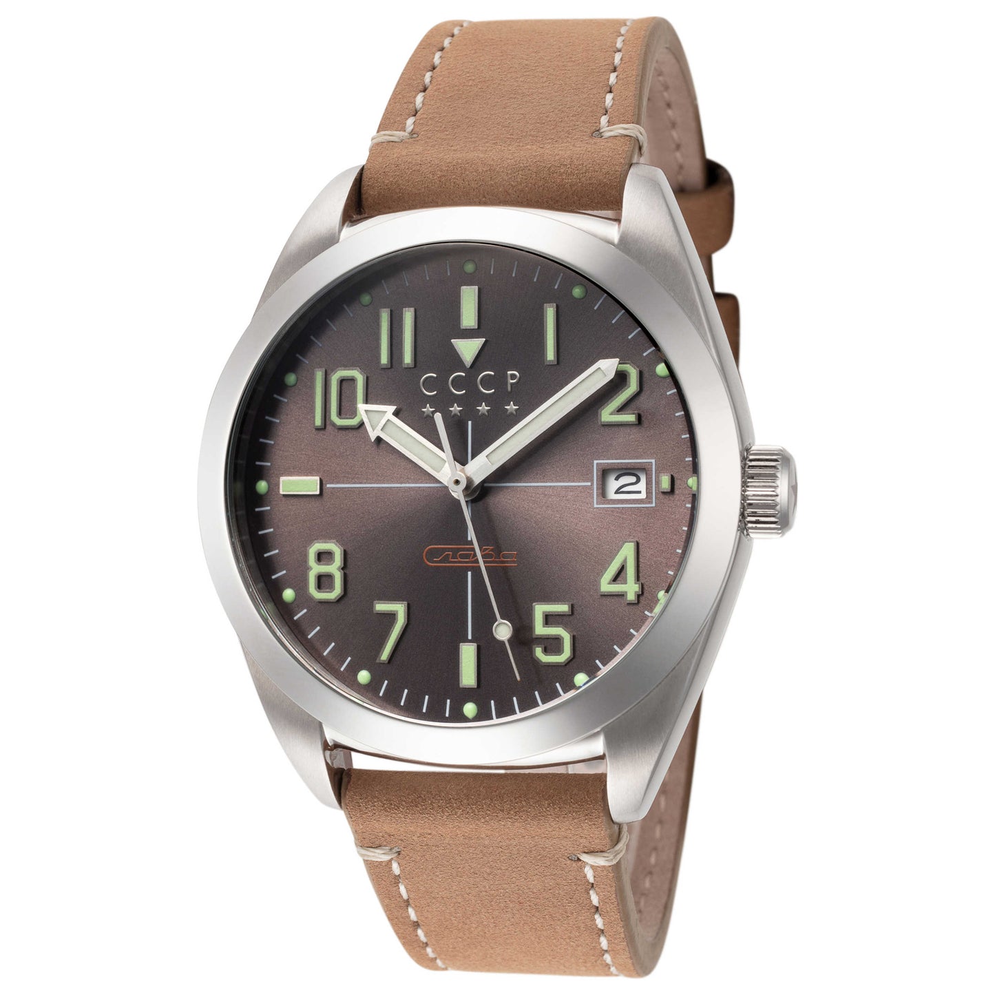 Front view of CCCP Gromov Men's Automatic Watch CP-7050-02