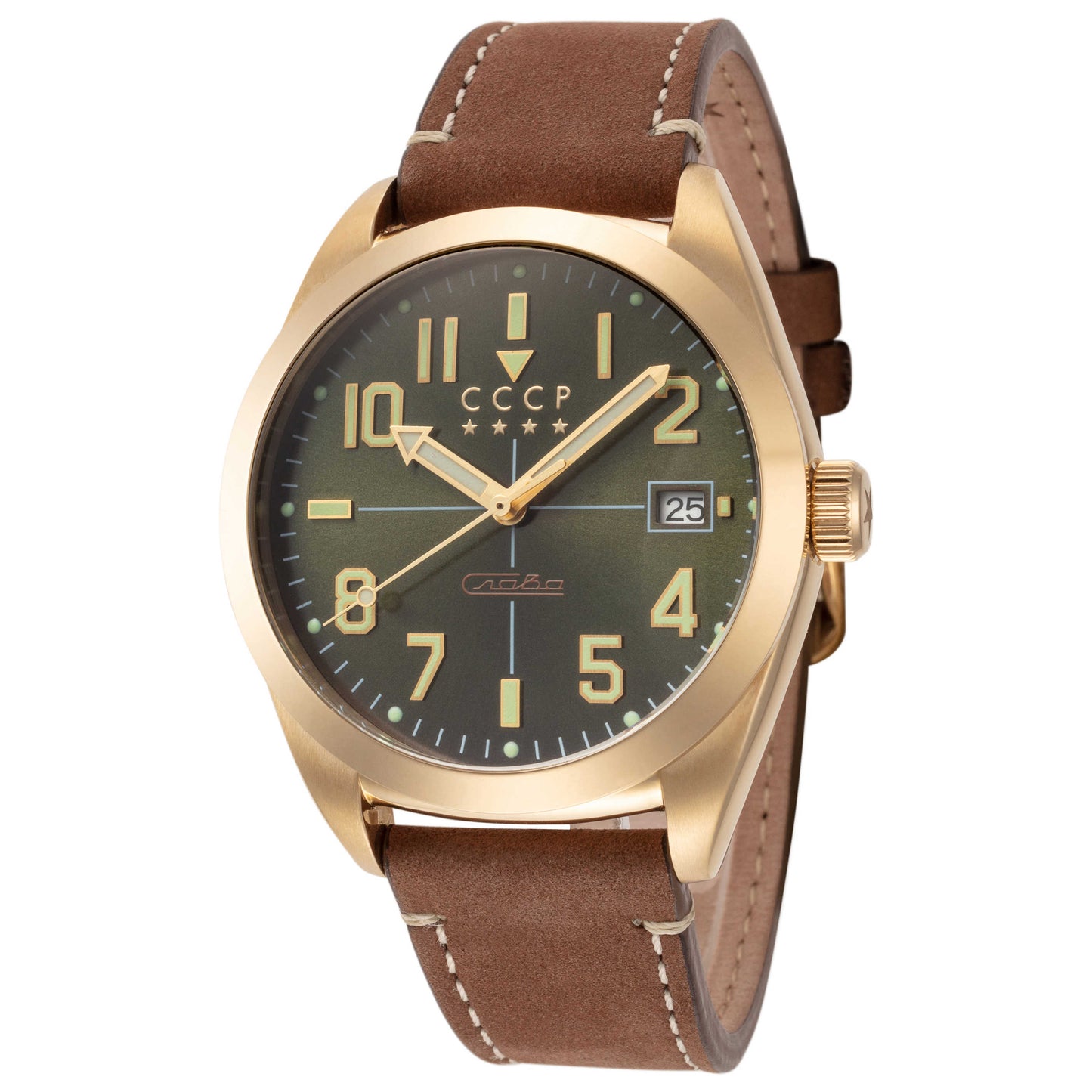 Front view of CCCP Gromov Men's Automatic Watch CP-7050-04