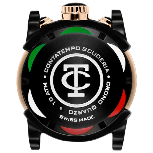 Back view of CT Scuderia Saturno Men's Quartz Watch CS10102NS