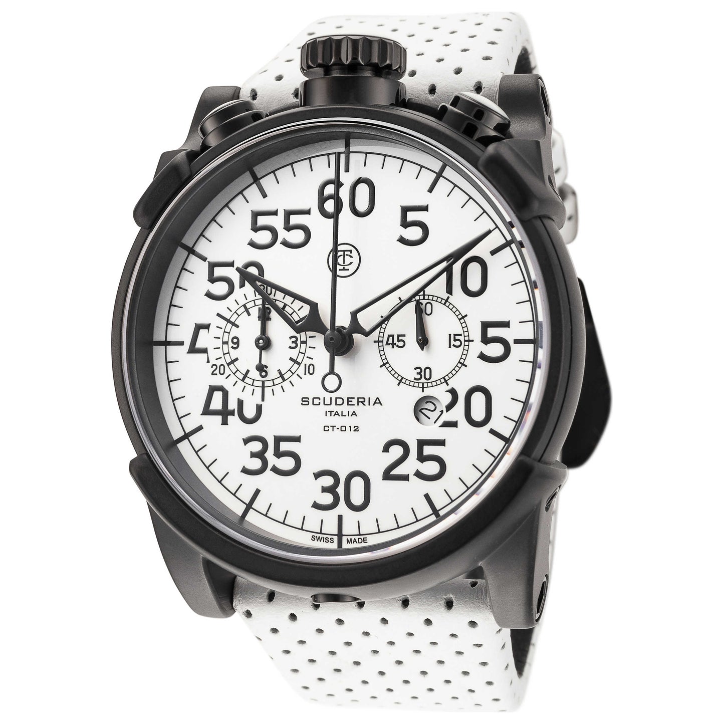 Front view of CT Scuderia City Racer Men's Quartz Watch CS10166