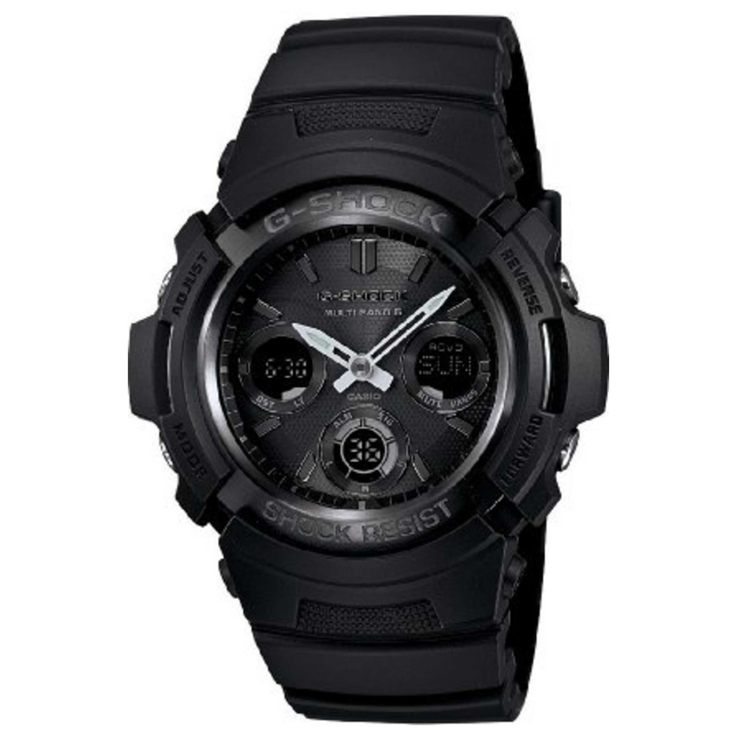 Front view of Casio G-Shock Unisex Quartz Watch CSAWGM100B-1A