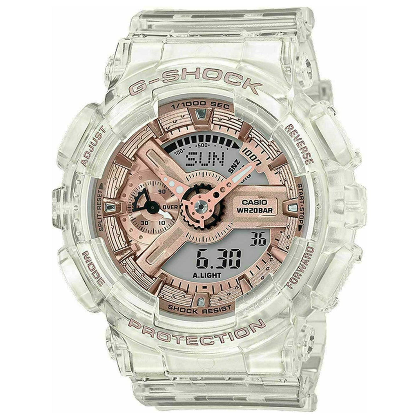 Front view of Casio G-Shock Men's Quartz Watch CSGMAS110SR-7A