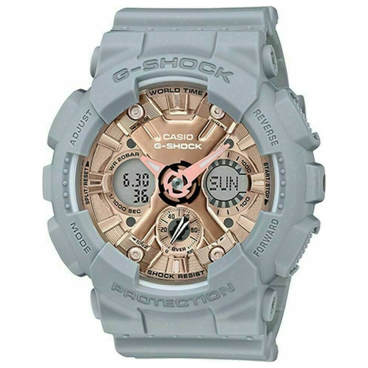 Front view of Casio G-Shock Men's Quartz Watch CSGMAS120MF-8A