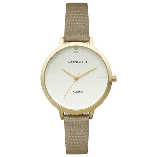 Front view of Carrington Claire Women's Quartz Watch CT-2013-03