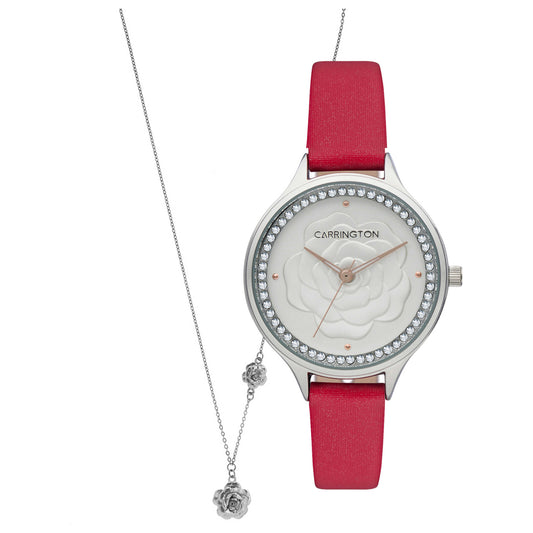Front view of Carrington Elsie Women's Quartz Watch CT-2015-01-SET1