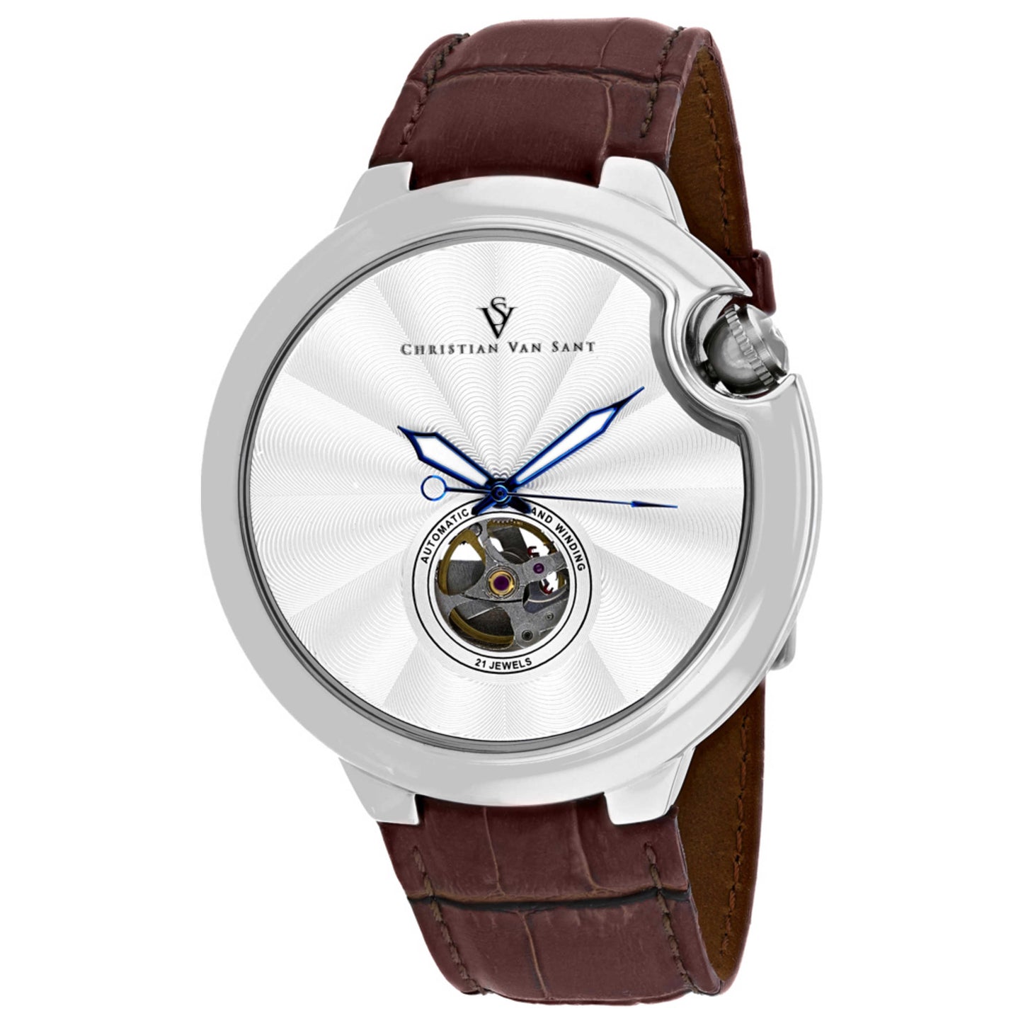 Front view of Christian Van Sant Cyclone Men's Automatic Watch CV0141