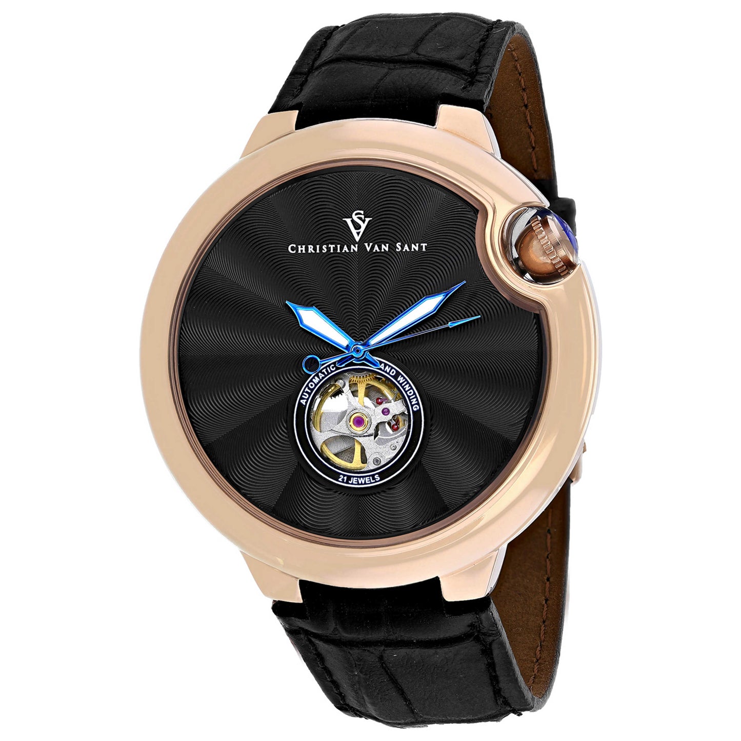 Front view of Christian Van Sant Cyclone Men's Automatic Watch CV0147