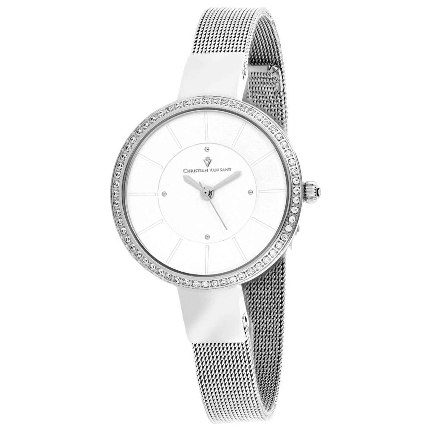Front view of Christian Van Sant Reign Women's Quartz Watch CV0220