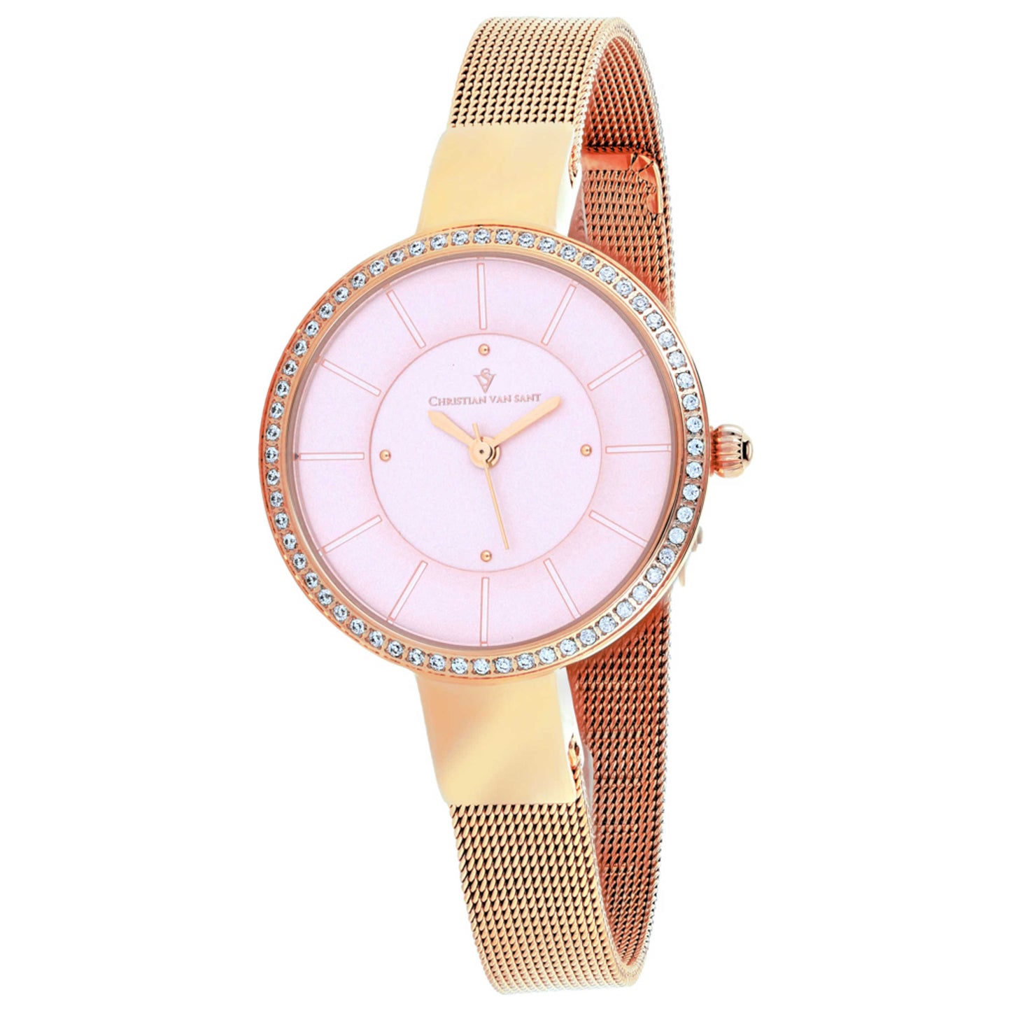 Front view of Christian Van Sant Reign Women's Quartz Watch CV0223