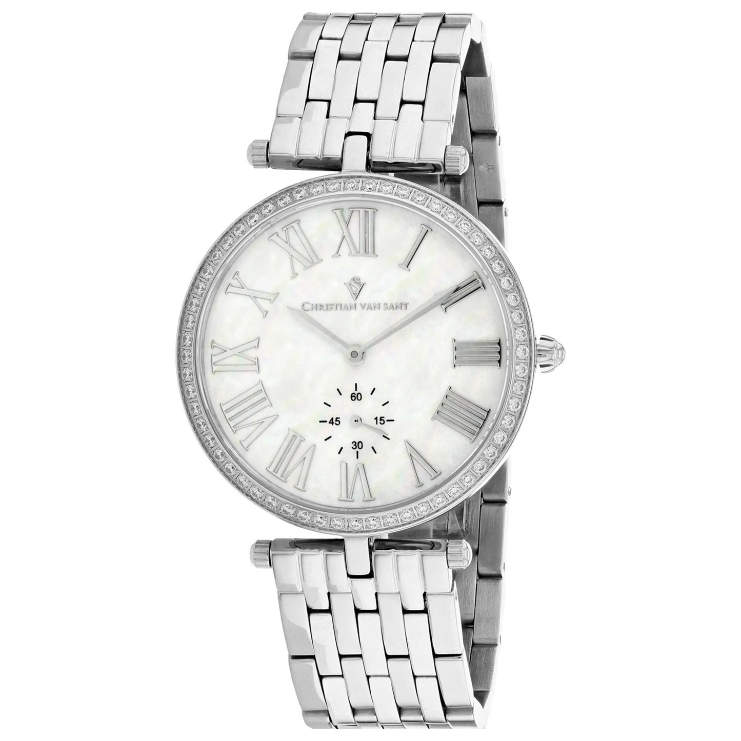 Front view of Christian Van Sant Hush Women's Quartz Watch CV0290