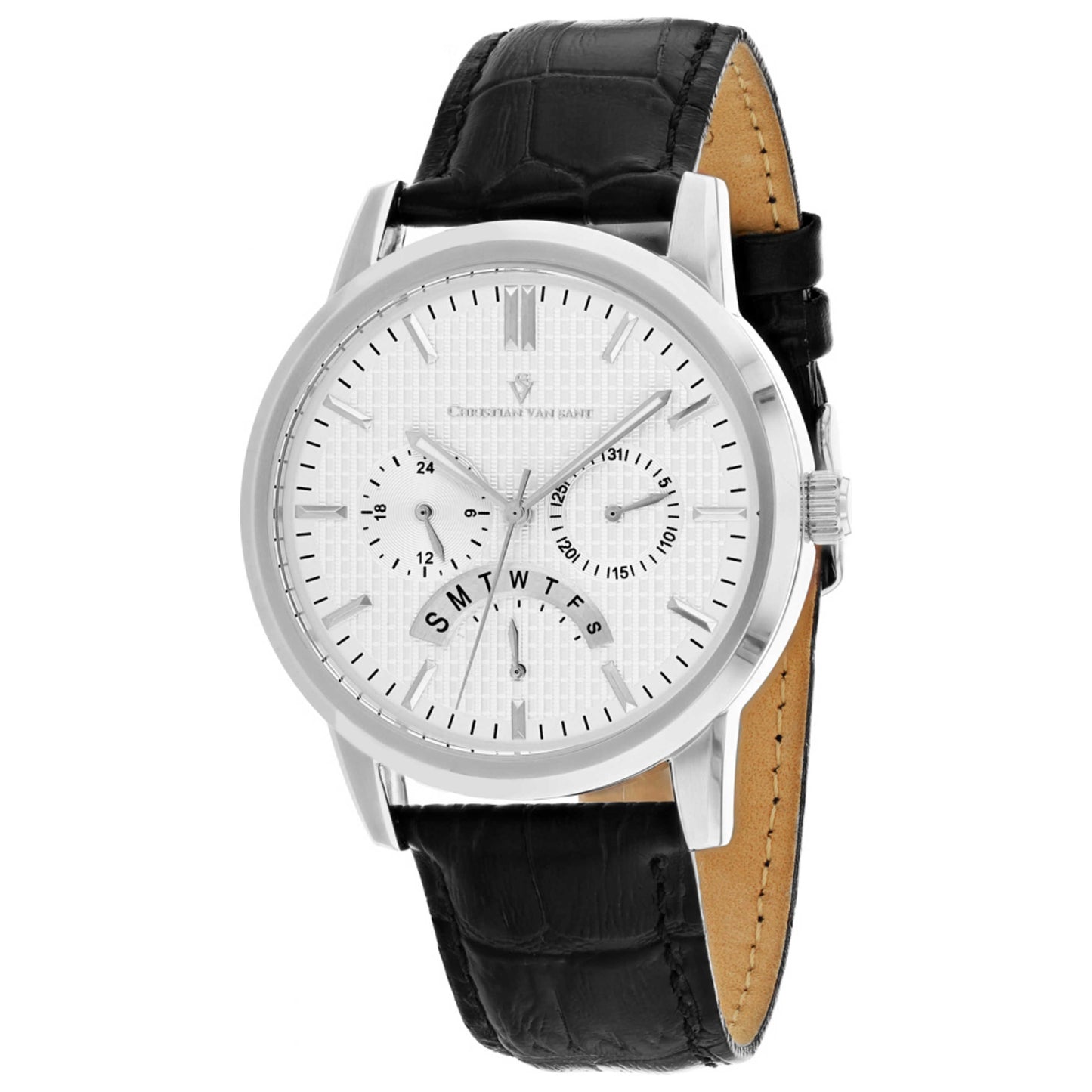 Front view of Christian Van Sant Alden Men's Quartz Watch CV0323