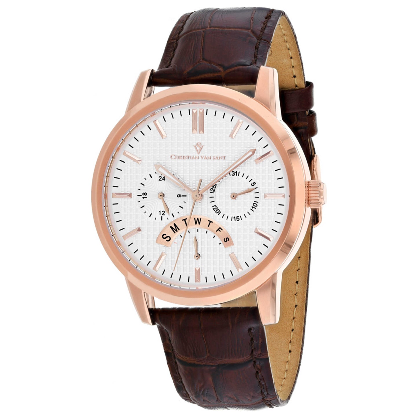 Front view of Christian Van Sant Alden Men's Quartz Watch CV0324