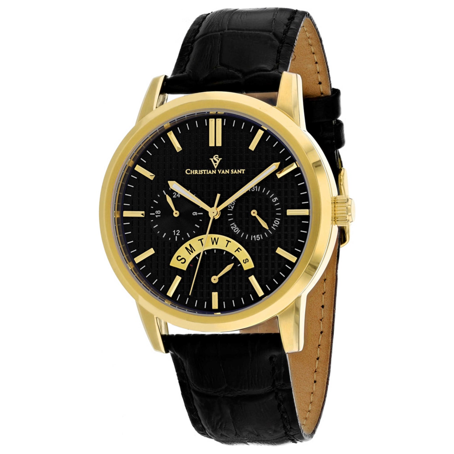 Front view of Christian Van Sant Alden Men's Quartz Watch CV0325