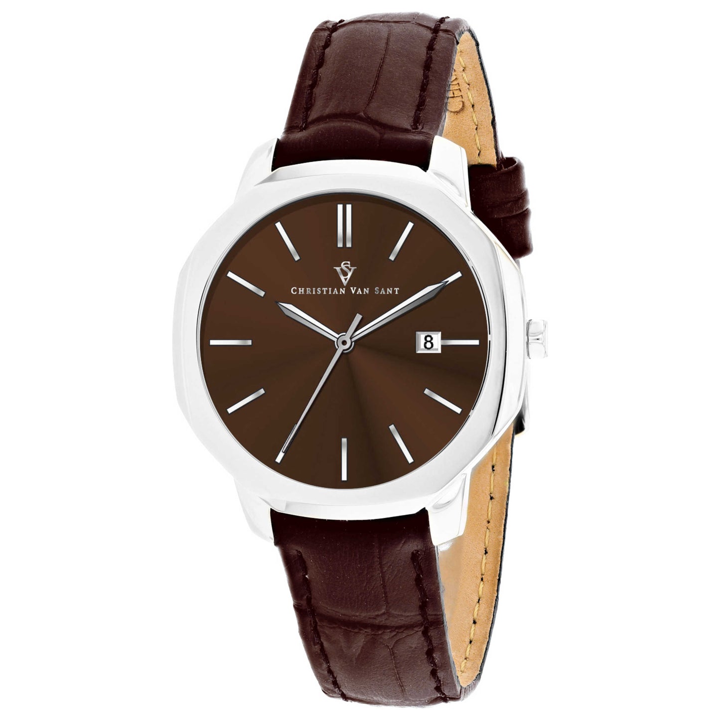 Front view of Christian Van Sant Octave Slim Women's Quartz Watch CV0506