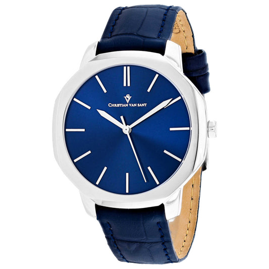 Front view of Christian Van Sant Octavius Slim Men's Quartz Watch CV0532