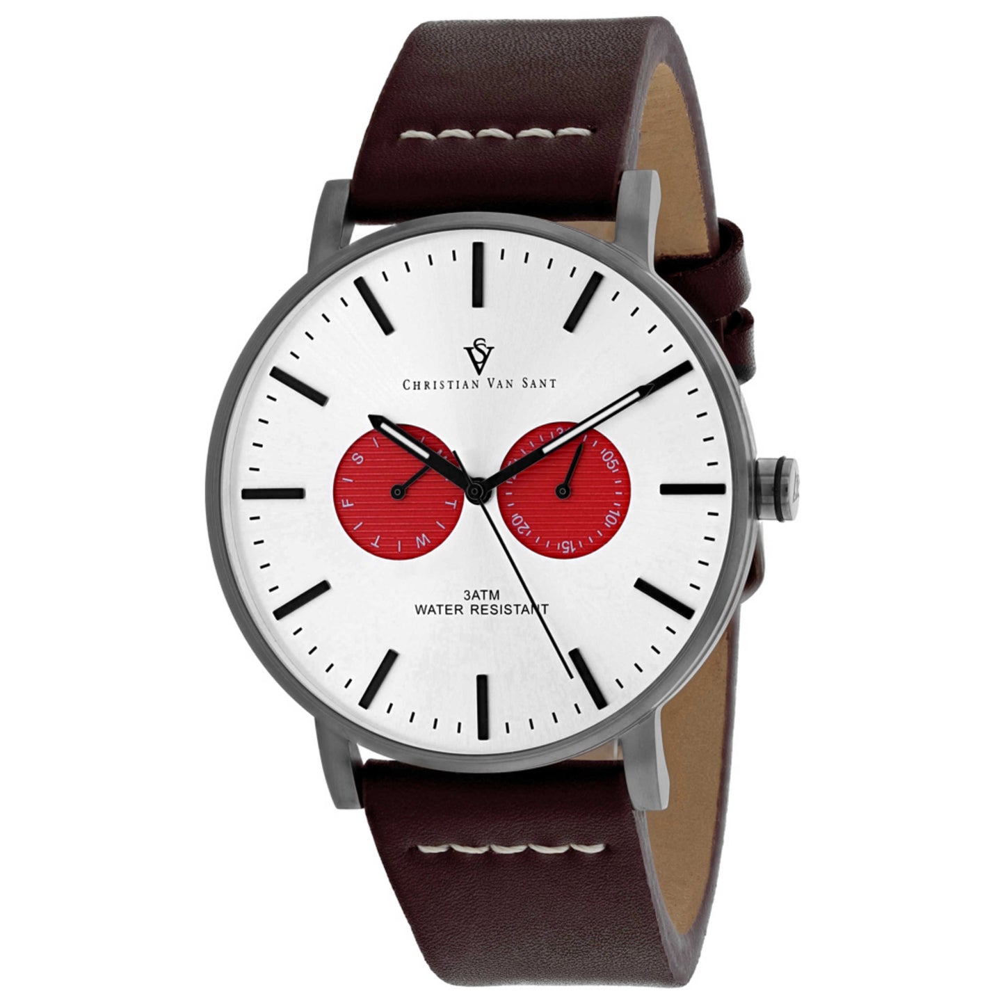 Front view of Christian Van Sant Relic Men's Quartz Watch CV0542