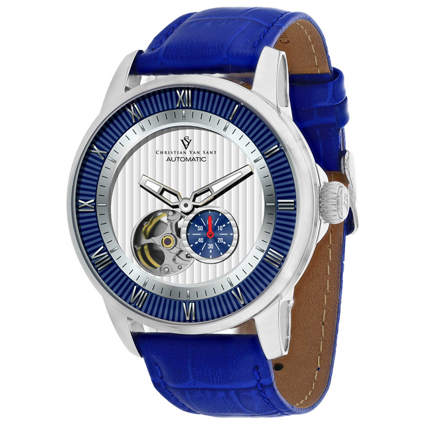Front view of Christian Van Sant Viscay Men's Automatic Watch CV0552