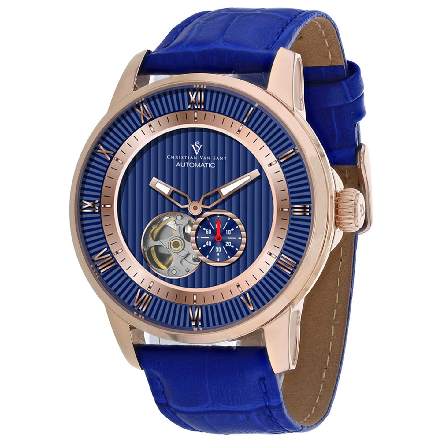 Front view of Christian Van Sant Viscay Men's Automatic Watch CV0554