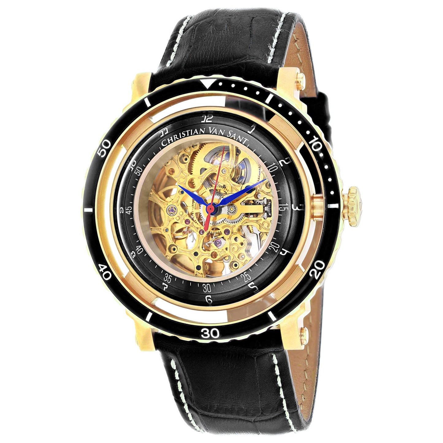 Front view of Christian Van Sant Dome Men's Automatic Watch CV0750