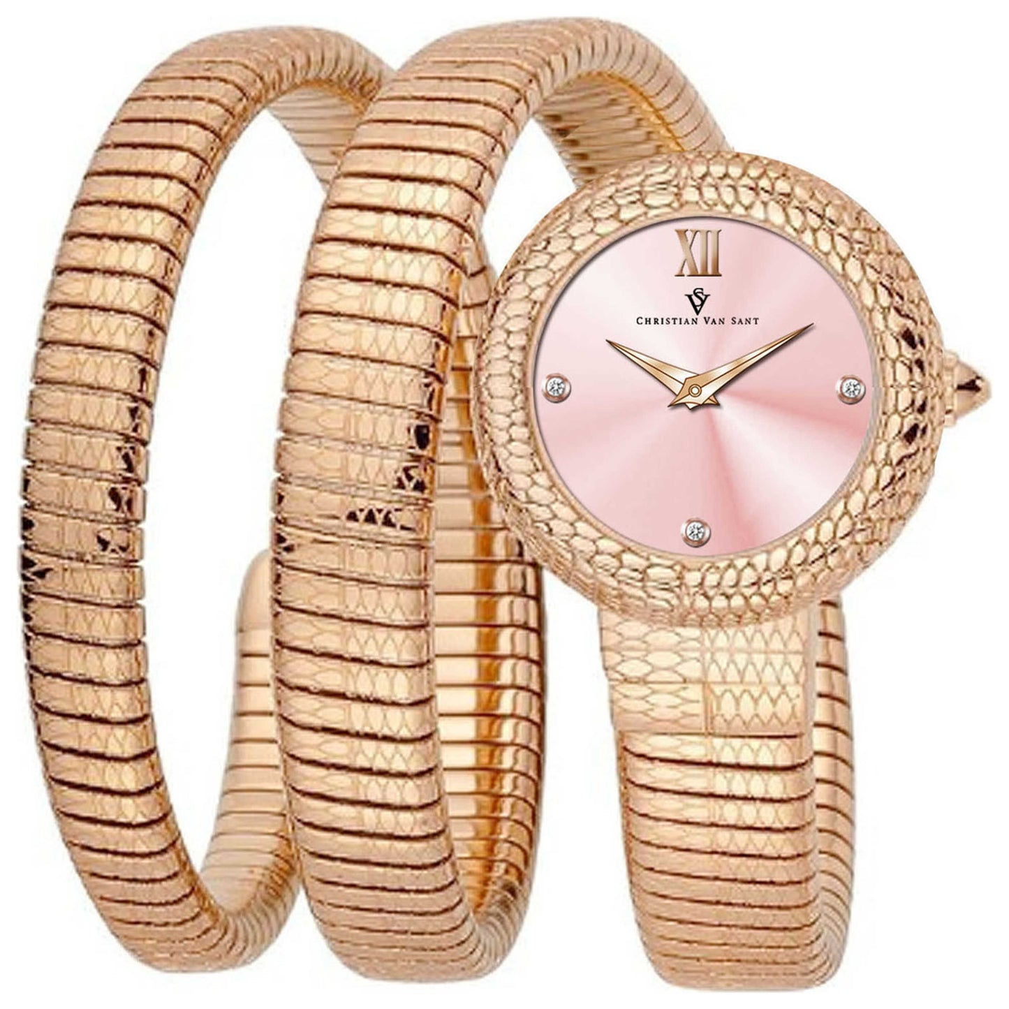 Front view of Christian Van Sant Naga Women's Quartz Watch CV0894