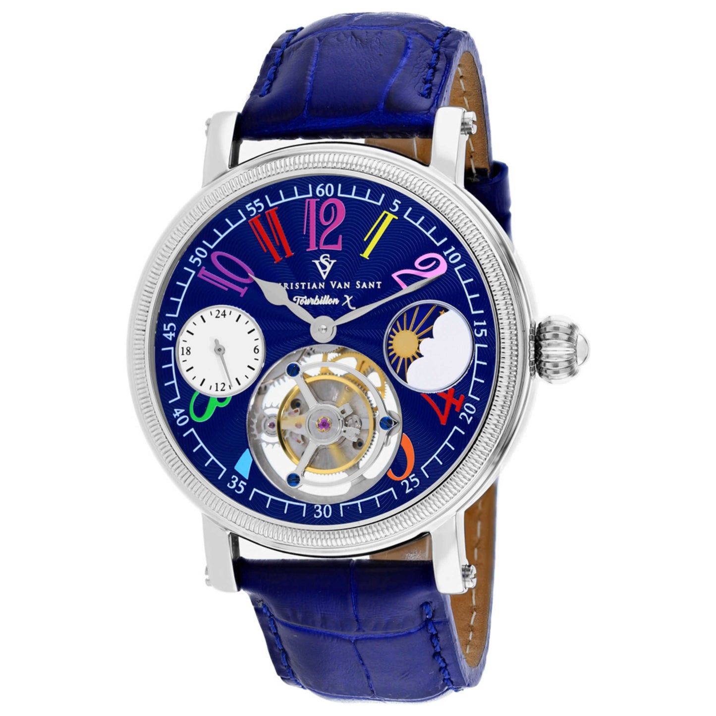Front view of Christian Van Sant Tourbillon X Men's Automatic Watch CV0992