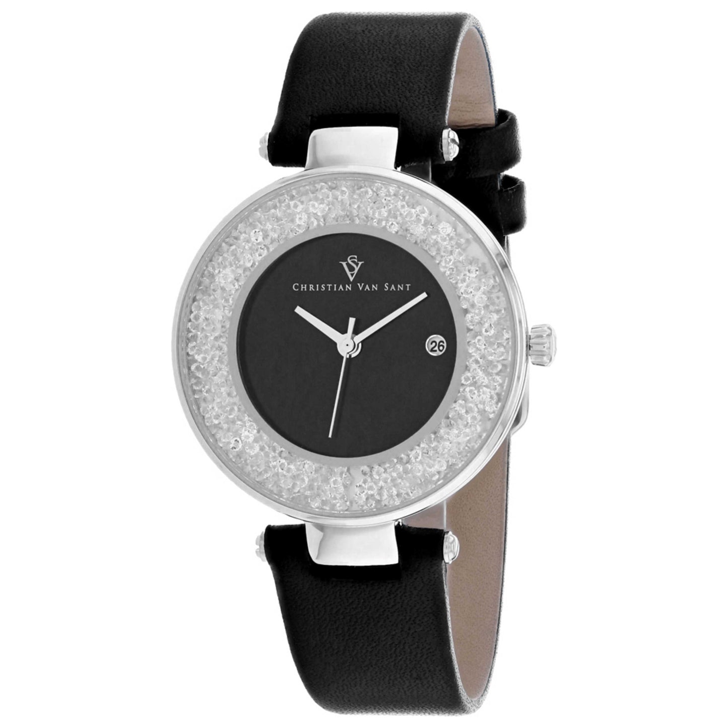 Front view of Christian Van Sant Dazzle Women's Quartz Watch CV1221
