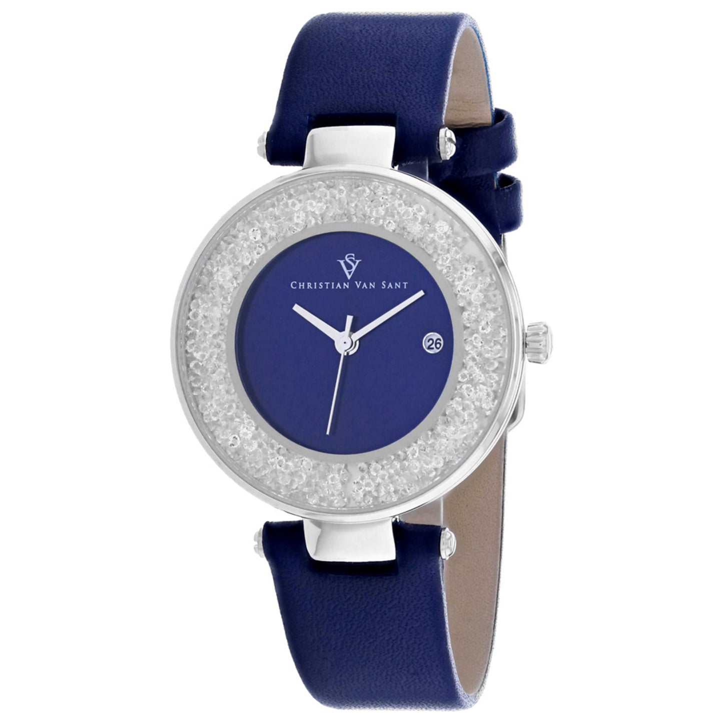 Front view of Christian Van Sant Dazzle Women's Quartz Watch CV1222