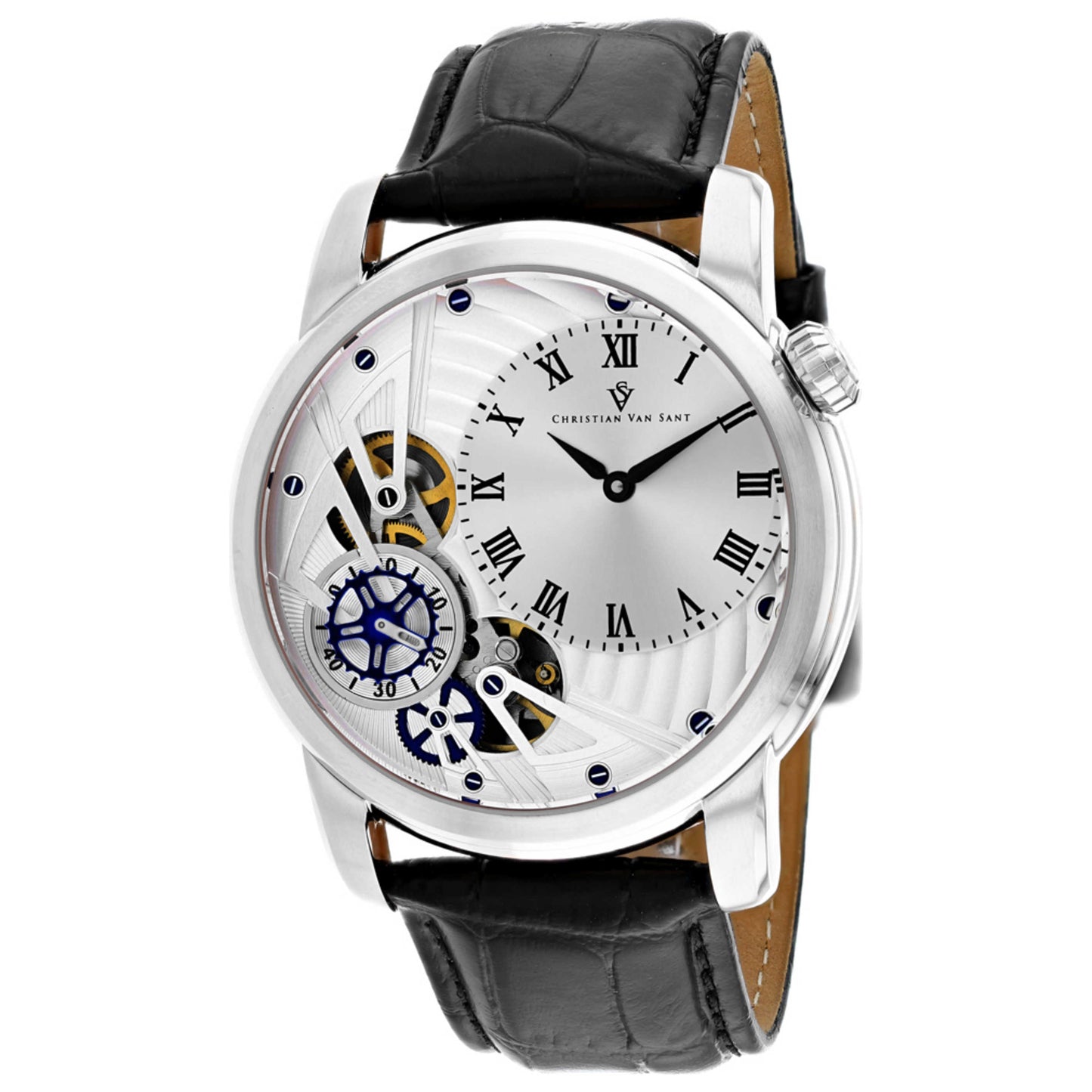 Front view of Christian Van Sant Sprocket Auto Quartz Men's Quartz Watch CV1540