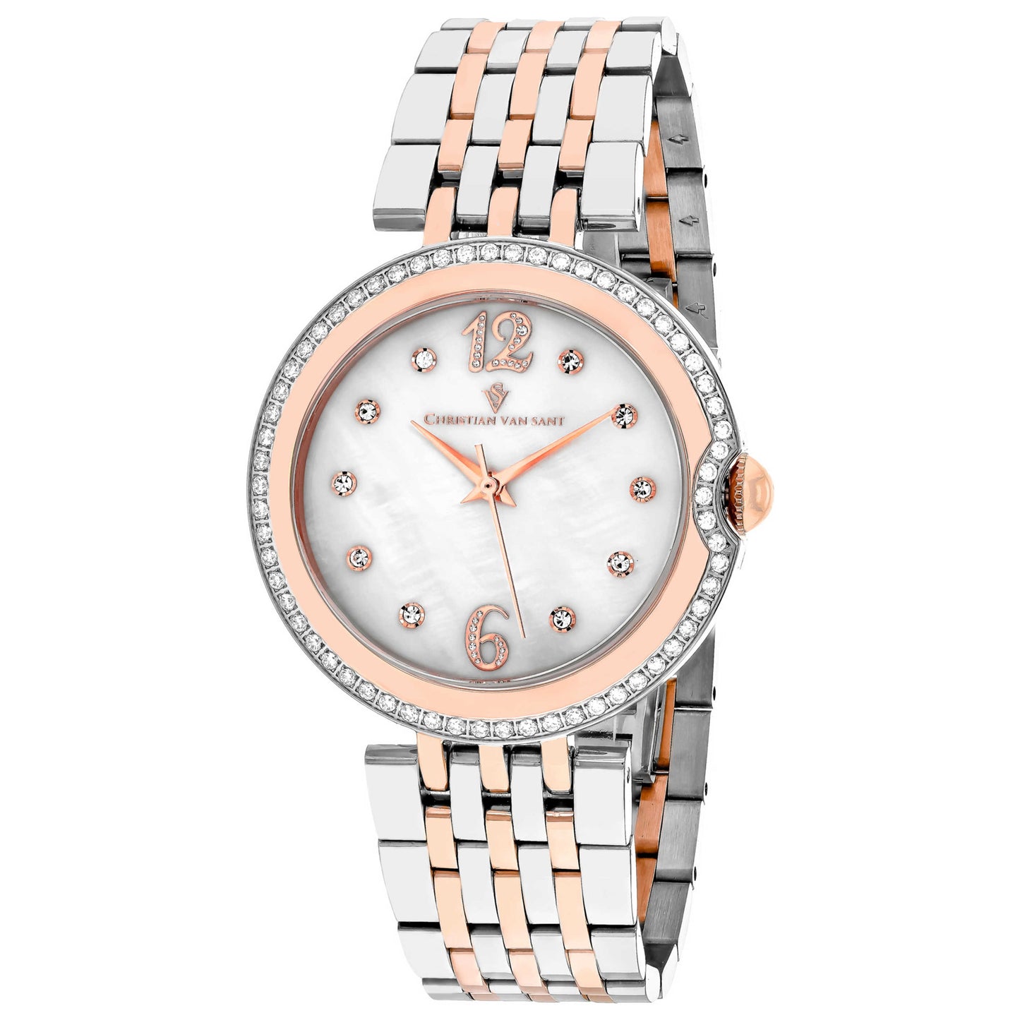 Front view of Christian Van Sant Jasmine Women's Quartz Watch CV1616