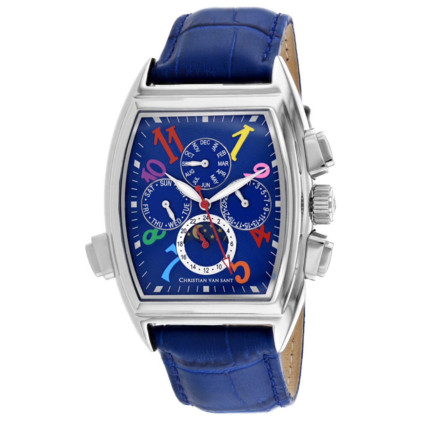 Front view of Christian Van Sant Grandeur Men's Automatic Watch CV2132