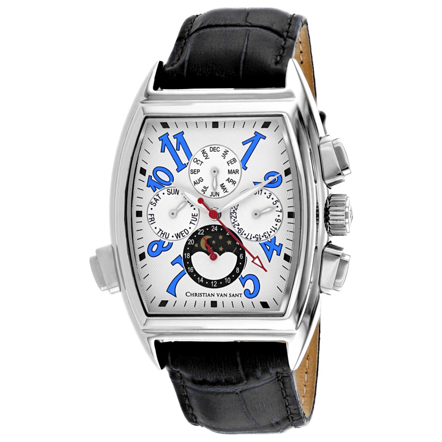 Front view of Christian Van Sant Grandeur Men's Automatic Watch CV2134