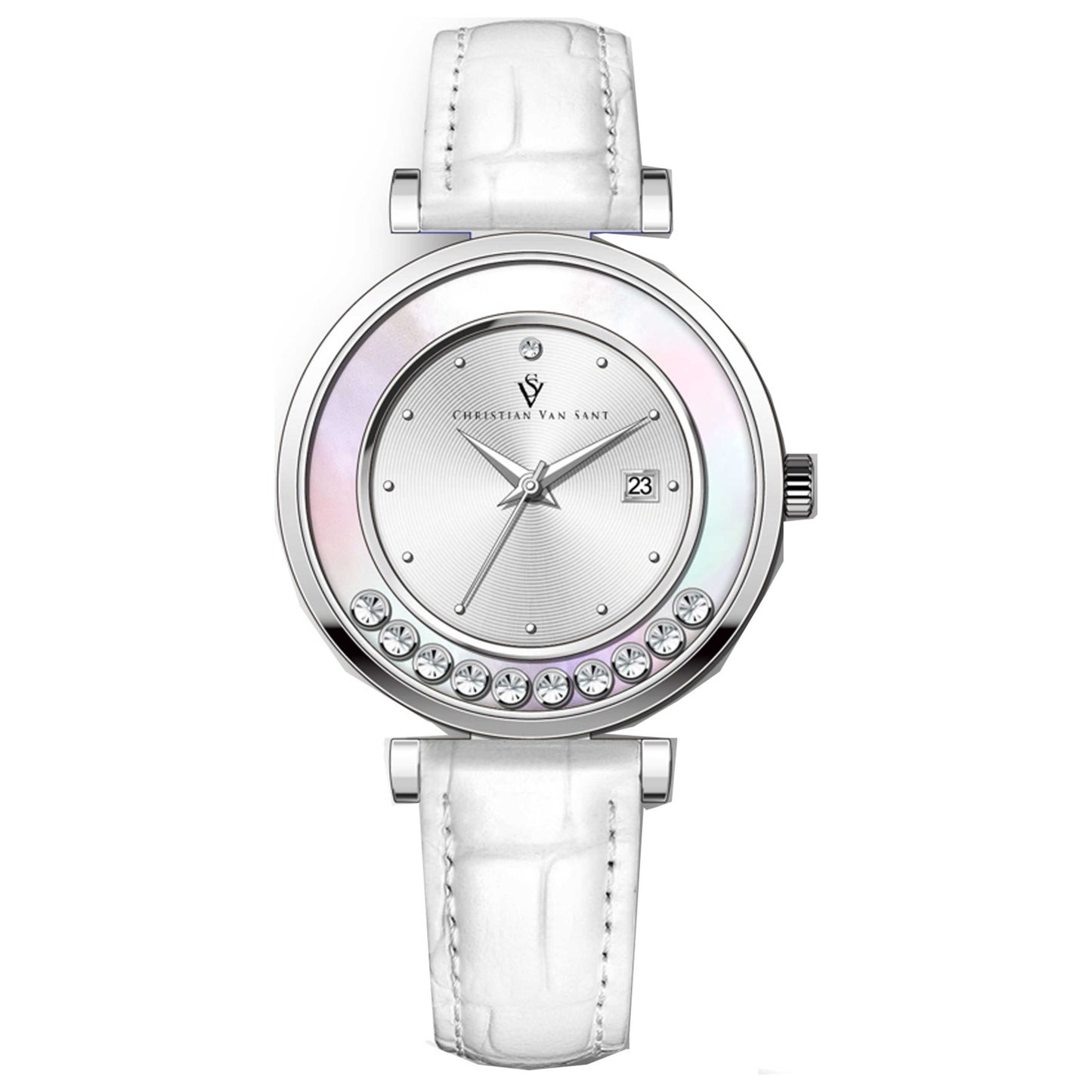 Front view of Christian Van Sant Bria Women's Quartz Watch CV3811