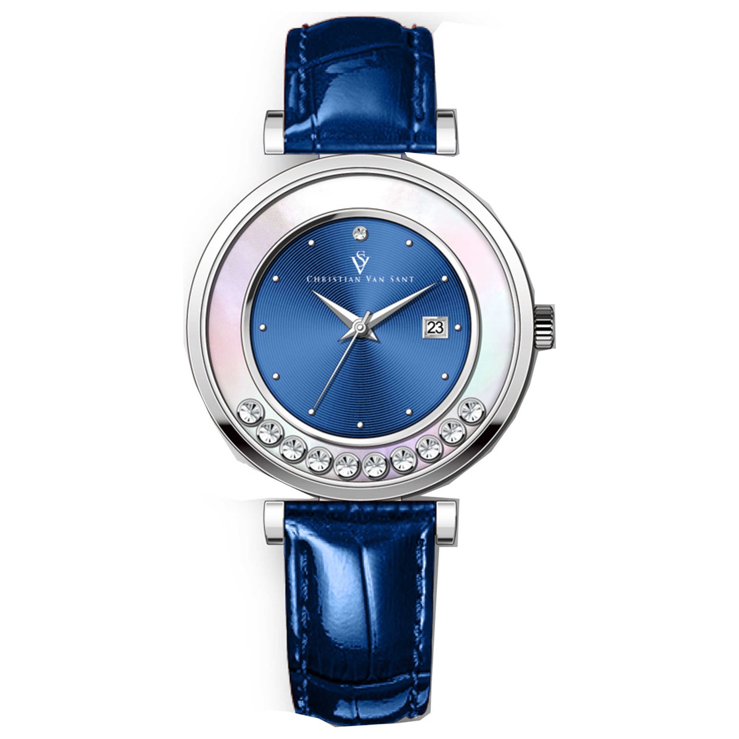 Front view of Christian Van Sant Bria Women's Quartz Watch CV3812