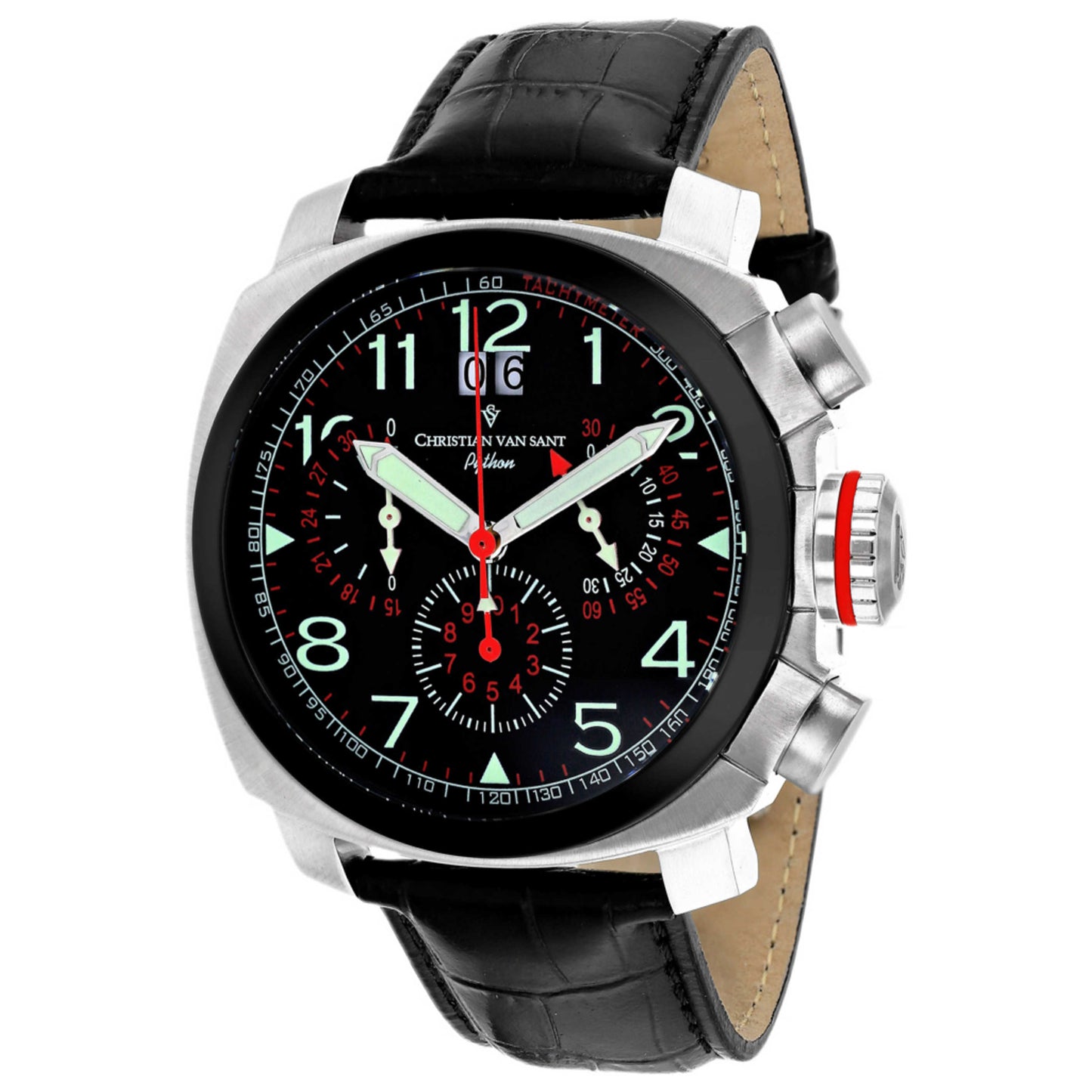 Front view of Christian Van Sant Python Men's Quartz Watch CV3AU2