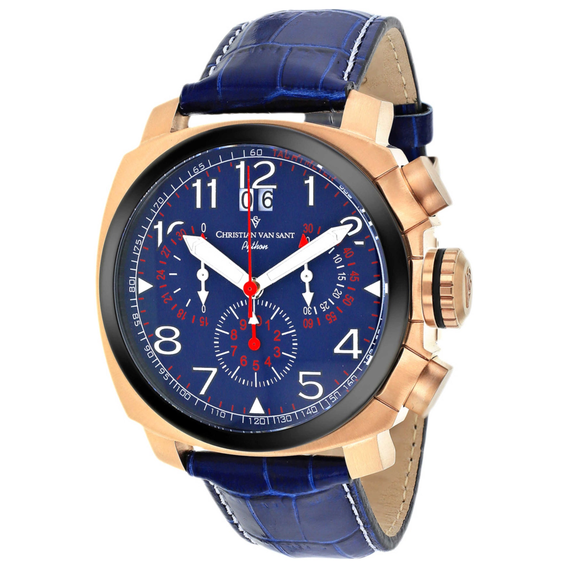 Front view of Christian Van Sant Grand Python Men's Quartz Watch CV3AU5