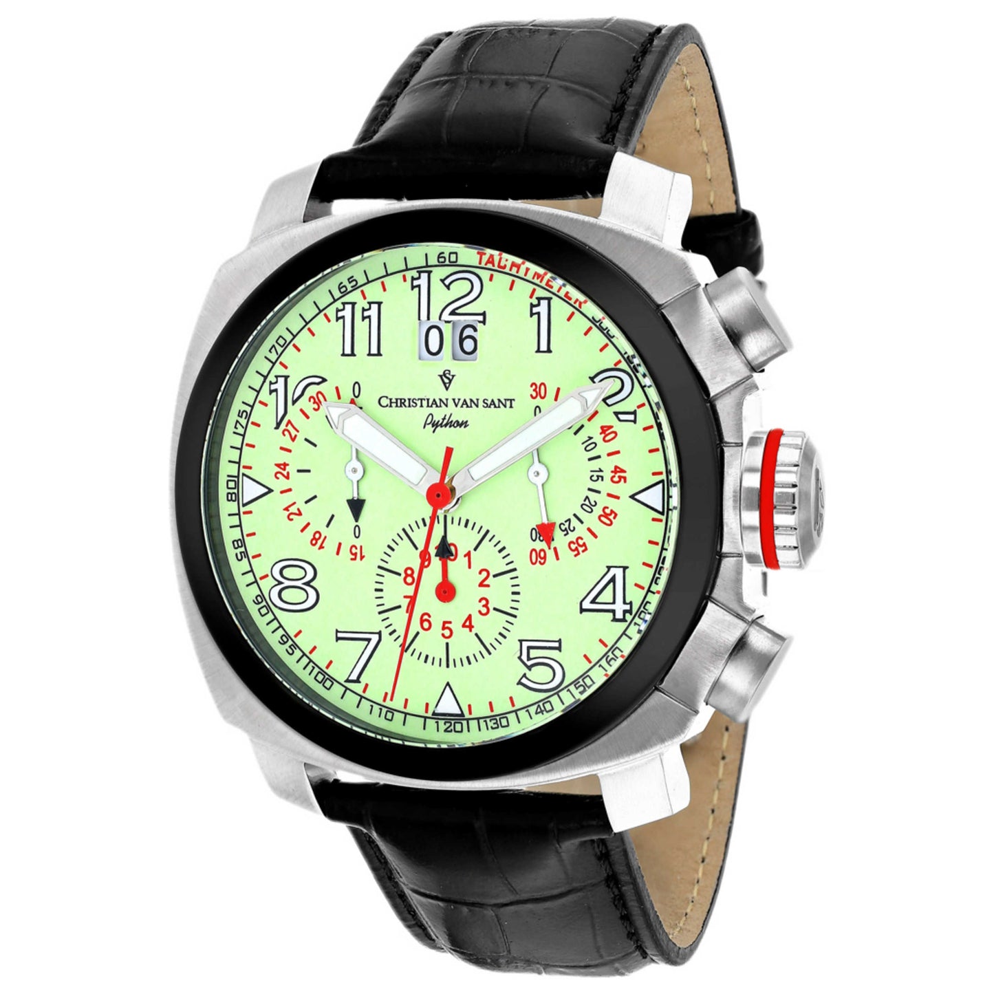 Front view of Christian Van Sant Grand Python Men's Quartz Watch CV3AU7