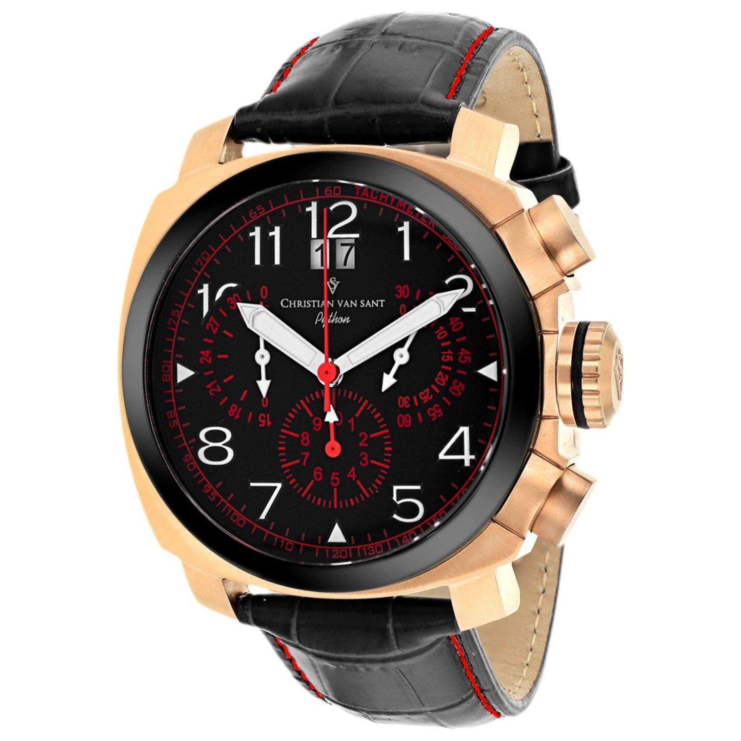 Front view of Christian Van Sant Grand Python Men's Quartz Watch CV3AU8