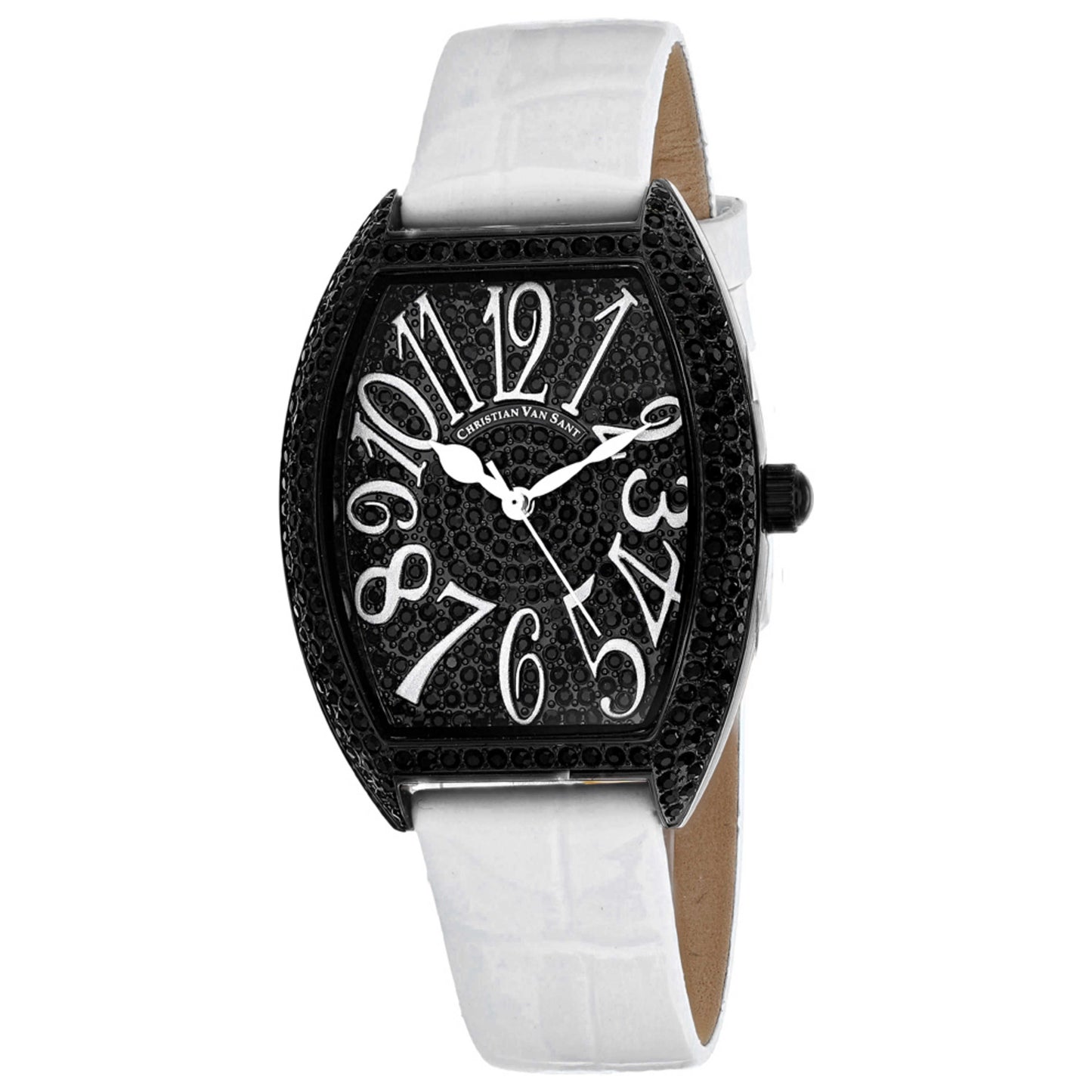 Front view of Christian Van Sant Twinkle Women's Quartz Watch CV4823-WH