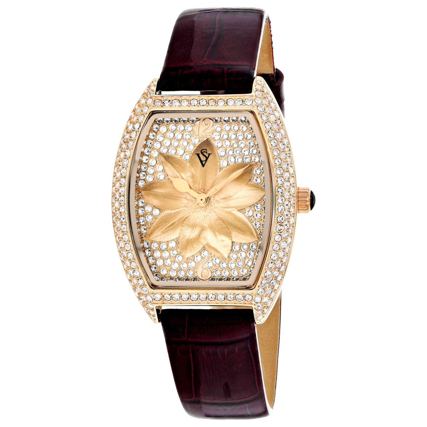 Front view of Christian Van Sant Lotus Women's Quartz Watch CV4857