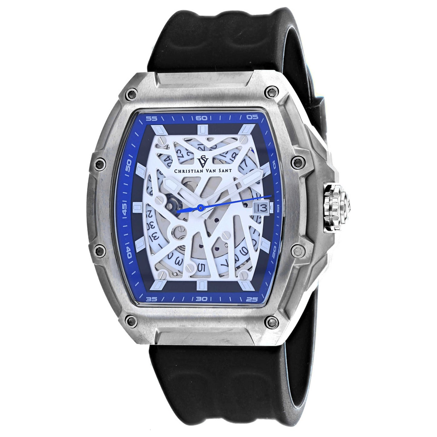 Front view of Christian Van Sant Odyssey Men's Automatic Watch CV6191B