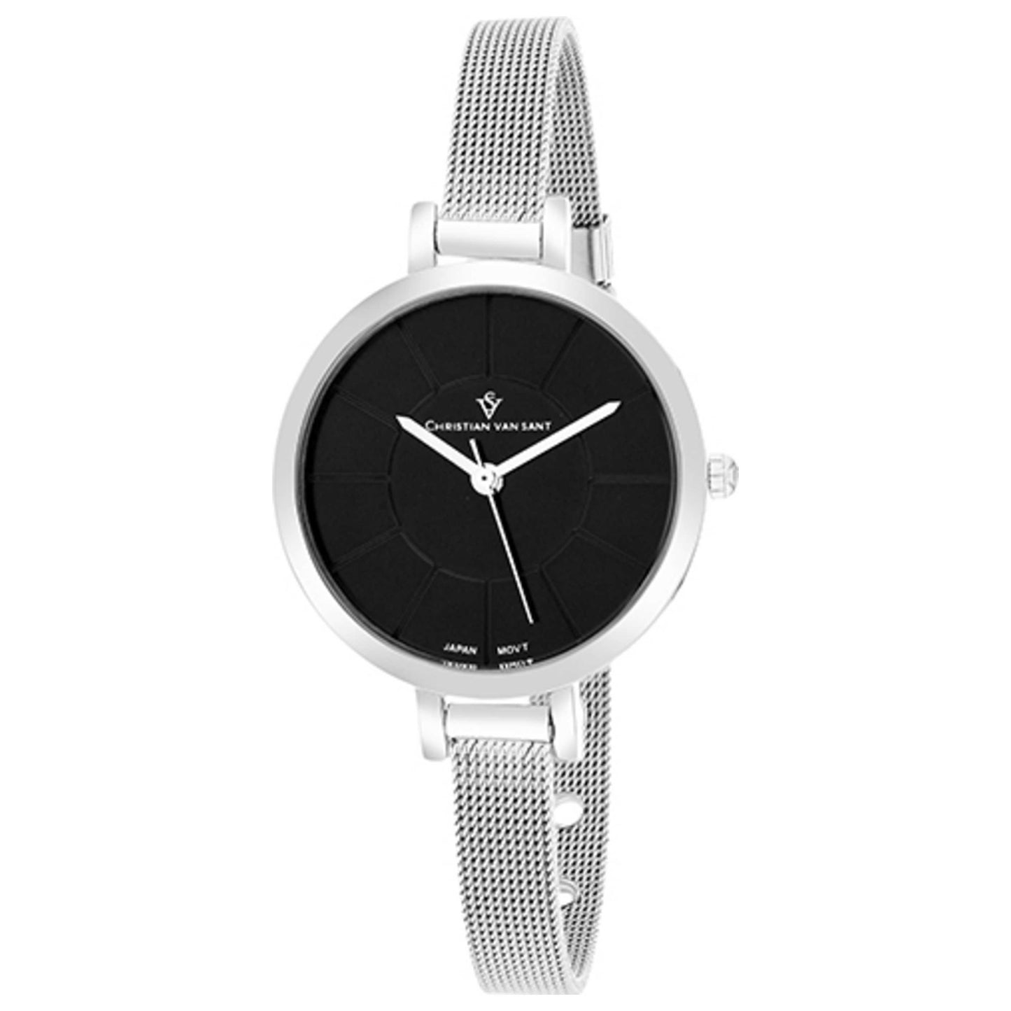 Front view of Christian Van Sant Skinny Women's Quartz Watch CV6611