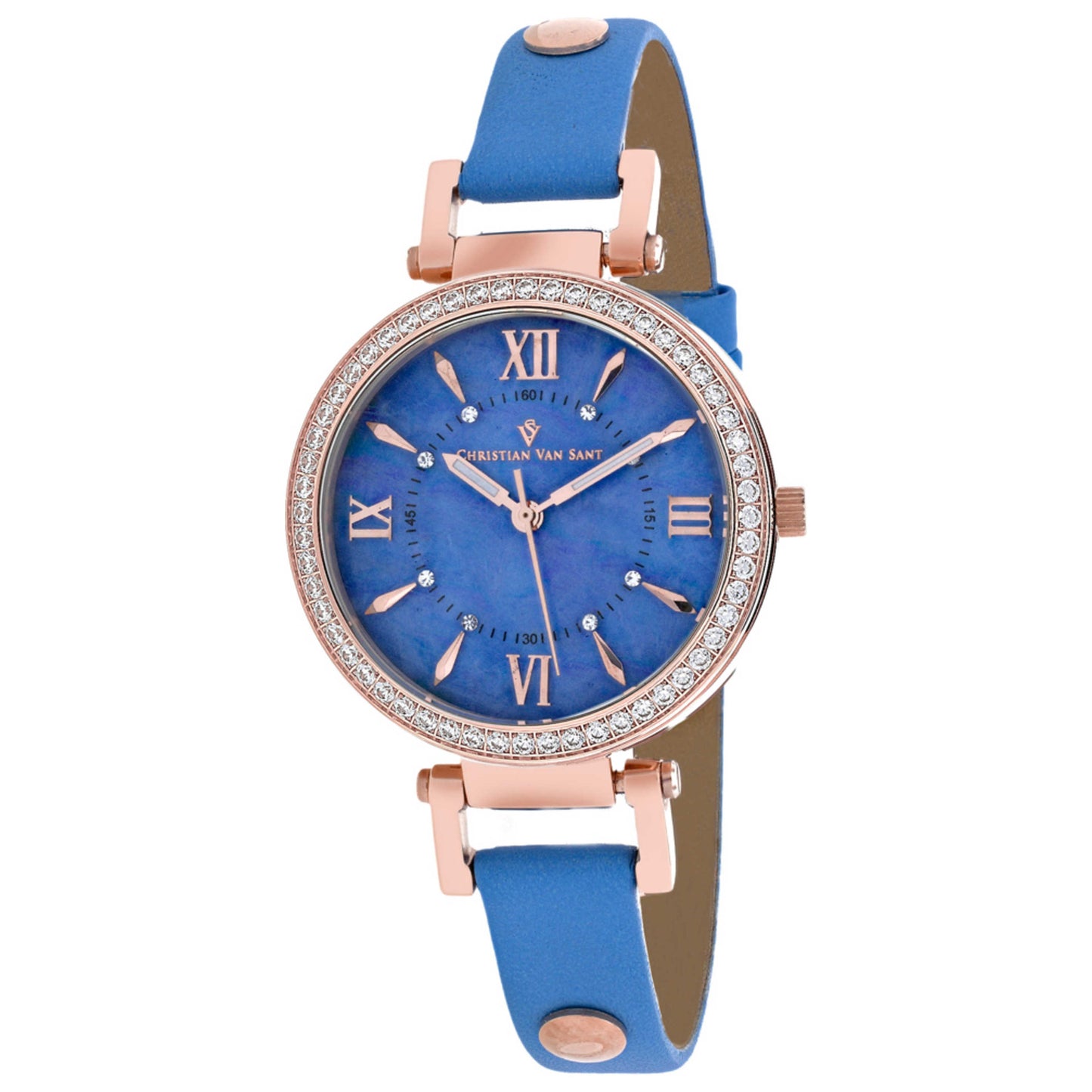 Front view of Christian Van Sant Petite Women's Quartz Watch CV8137