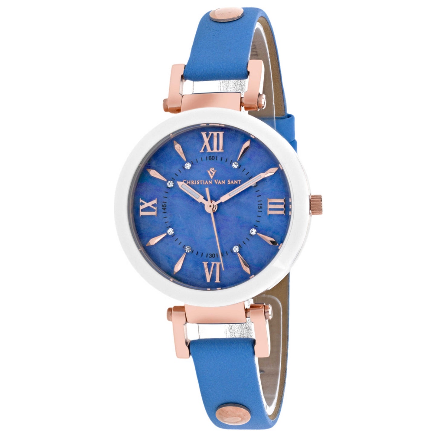 Front view of Christian Van Sant Petite Women's Quartz Watch CV8165