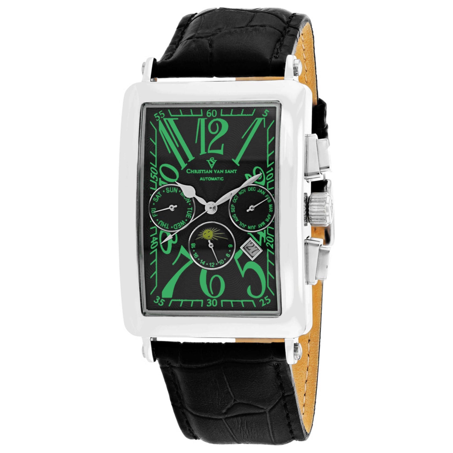 Front view of Christian Van Sant Prodigy Men's Automatic Watch CV9136