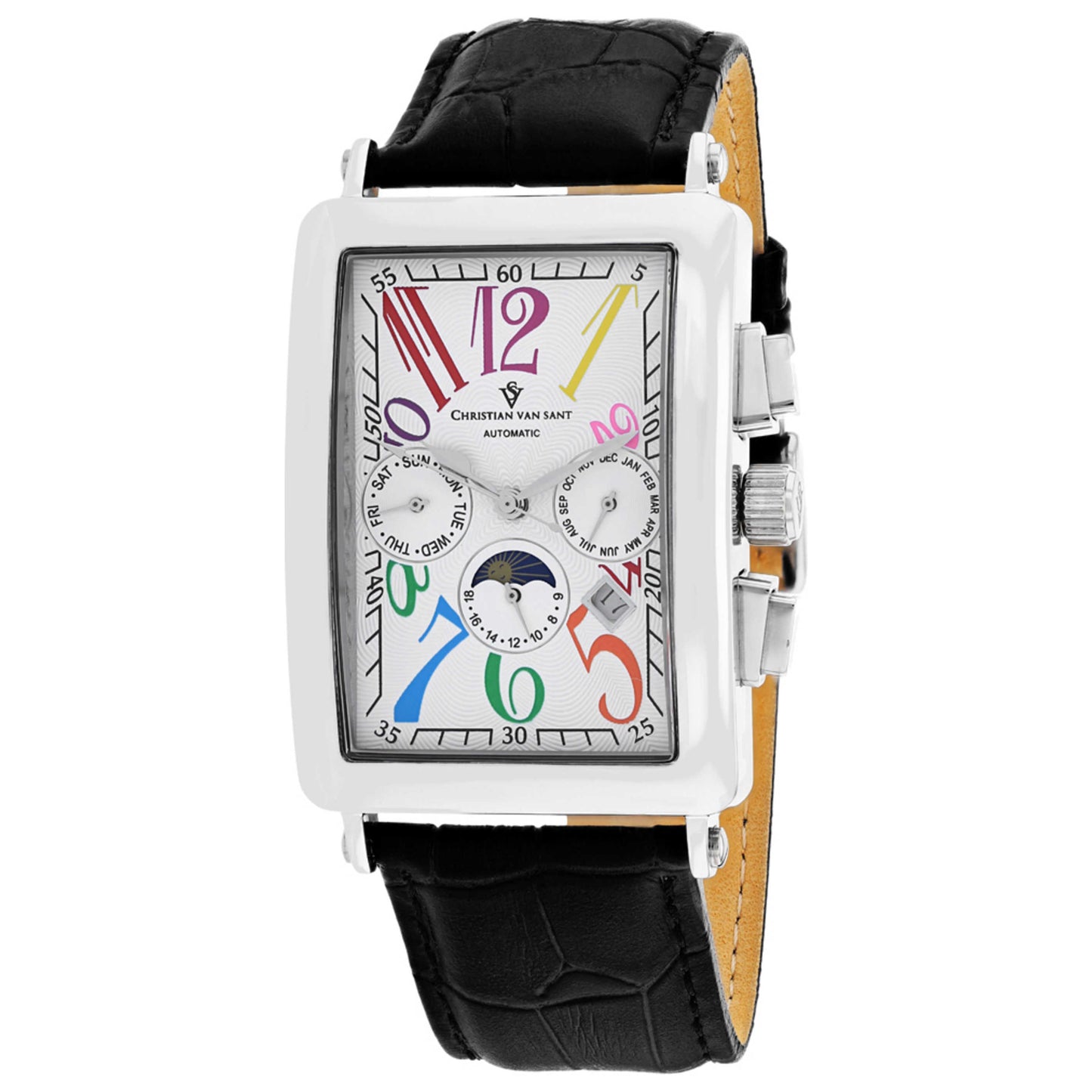 Front view of Christian Van Sant Prodigy Men's Automatic Watch CV9138